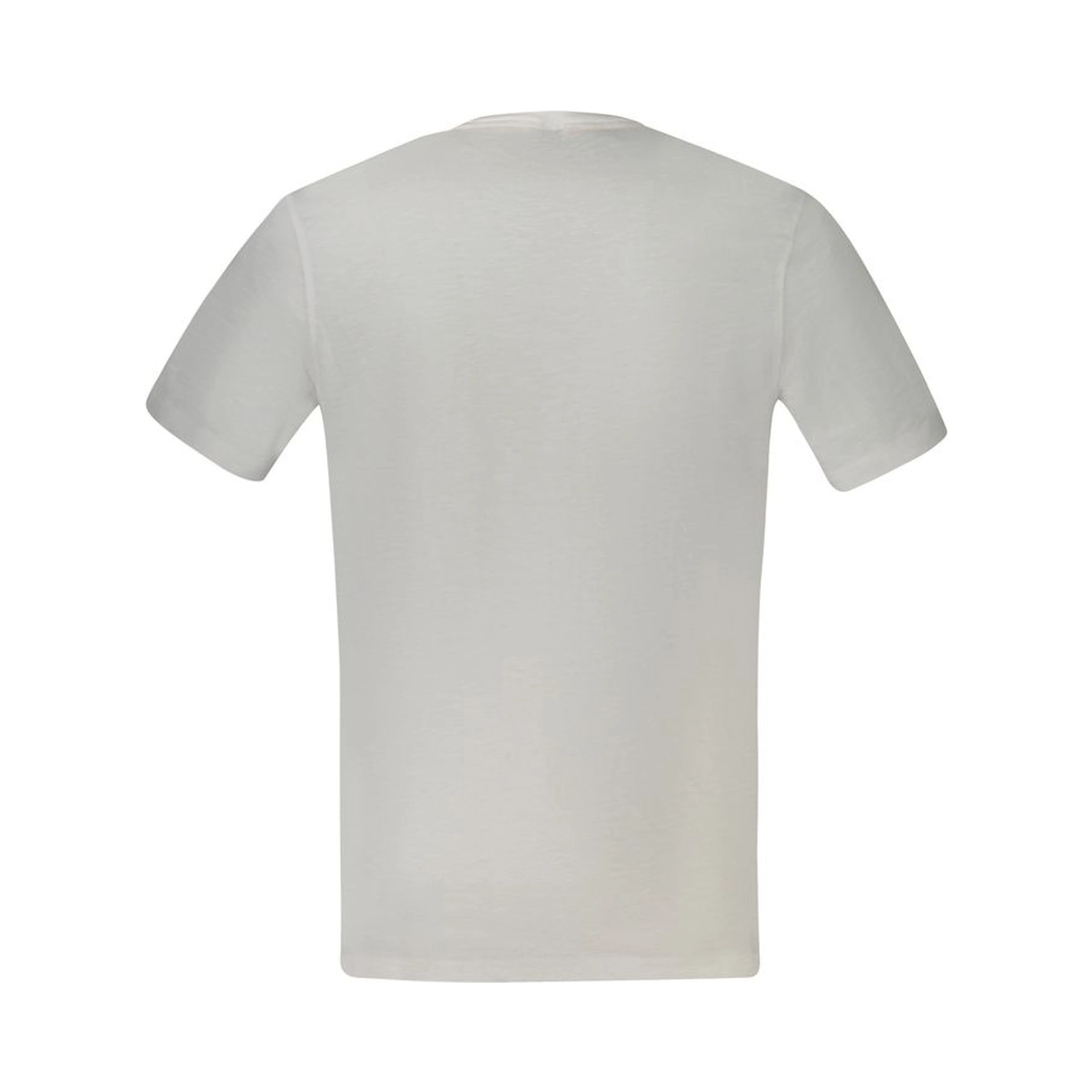 White Cotton Mens T-Shirt