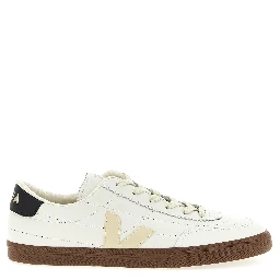 Bicolor Genuine Leather Sneakers