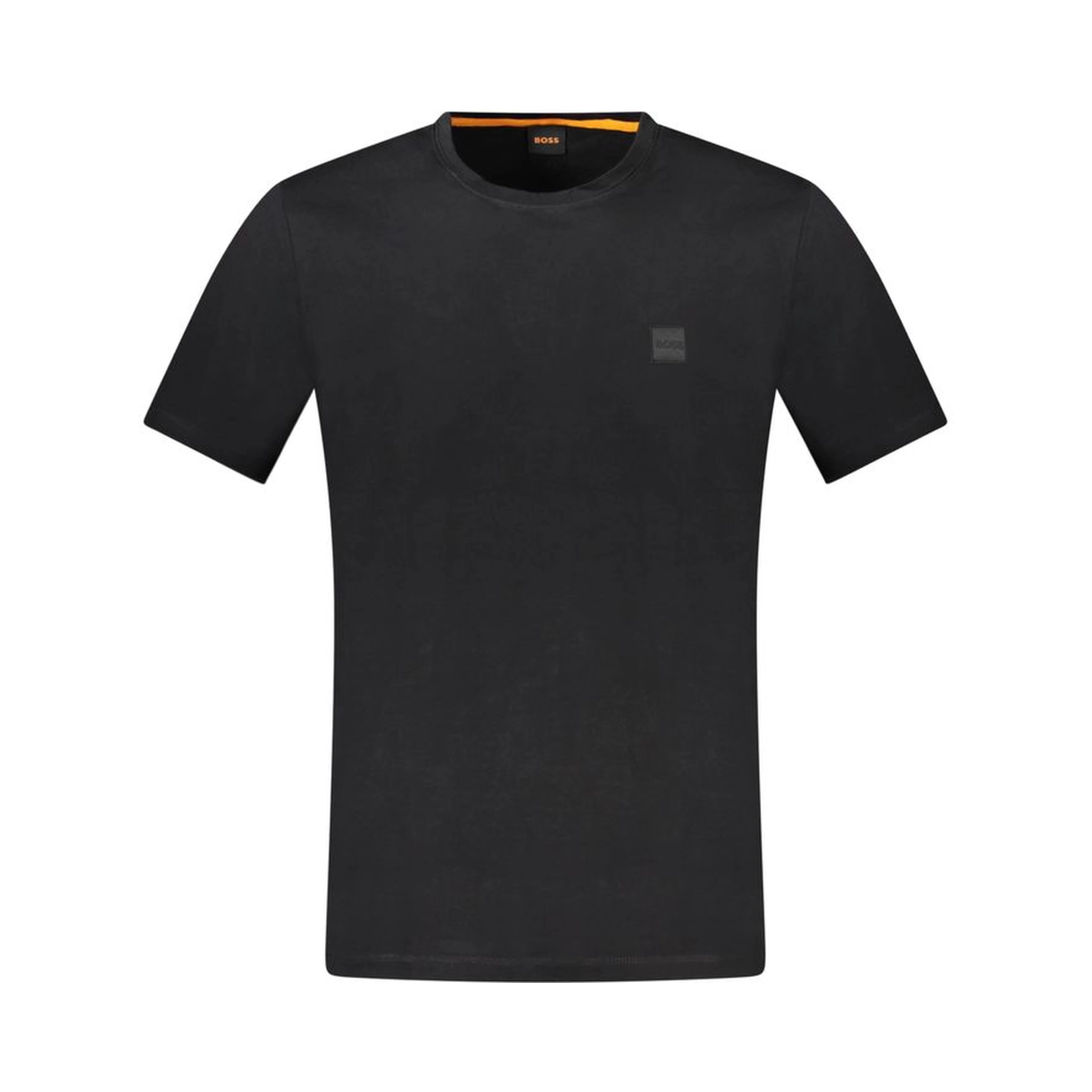 Black Cotton Men T-Shirt