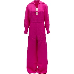 Pink Wide-Leg Jumpsuit