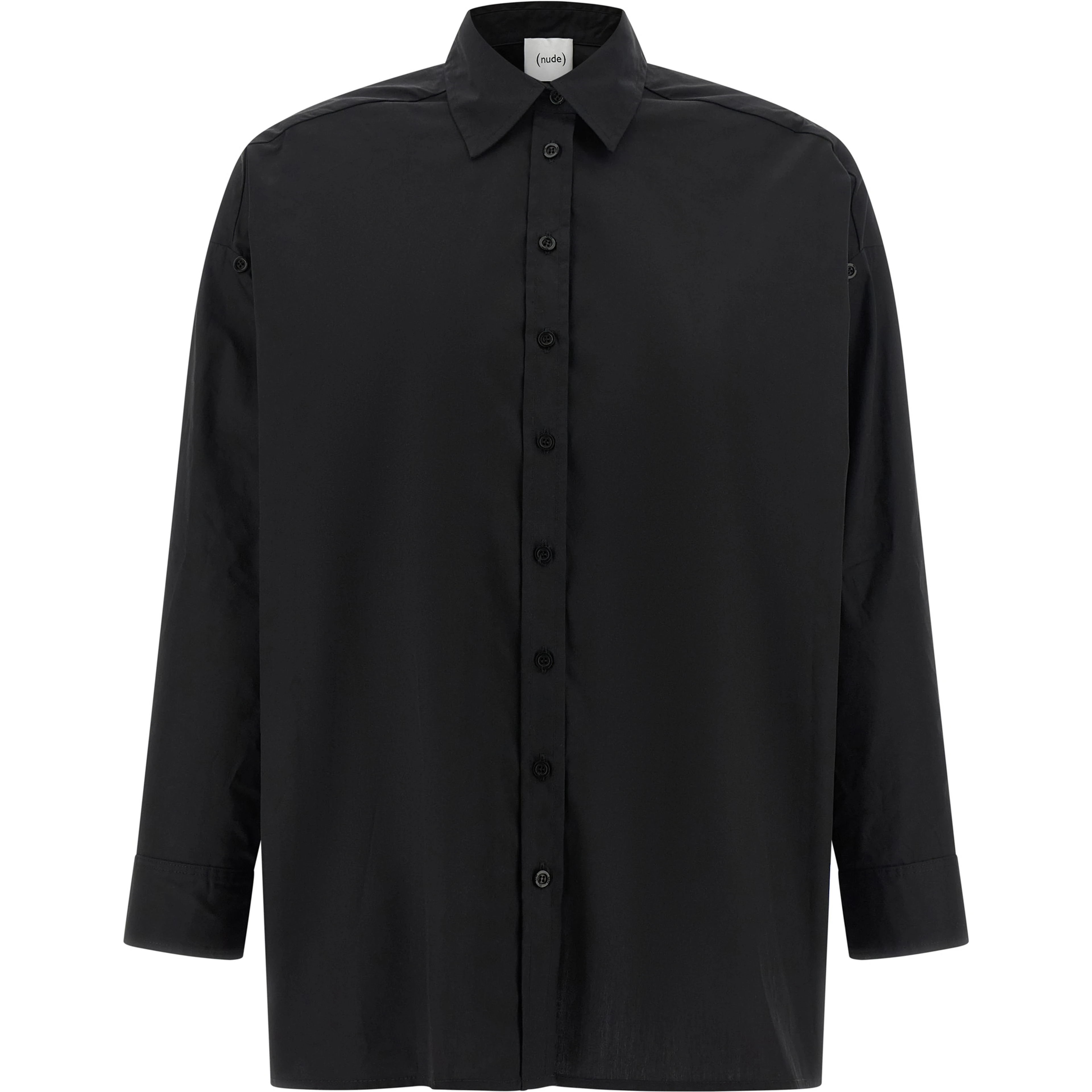Black Cotton Blouse