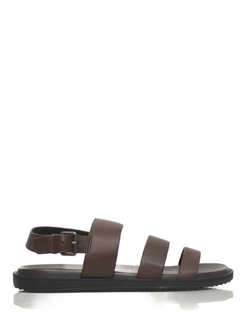 Brown Cowhide Men Sandal