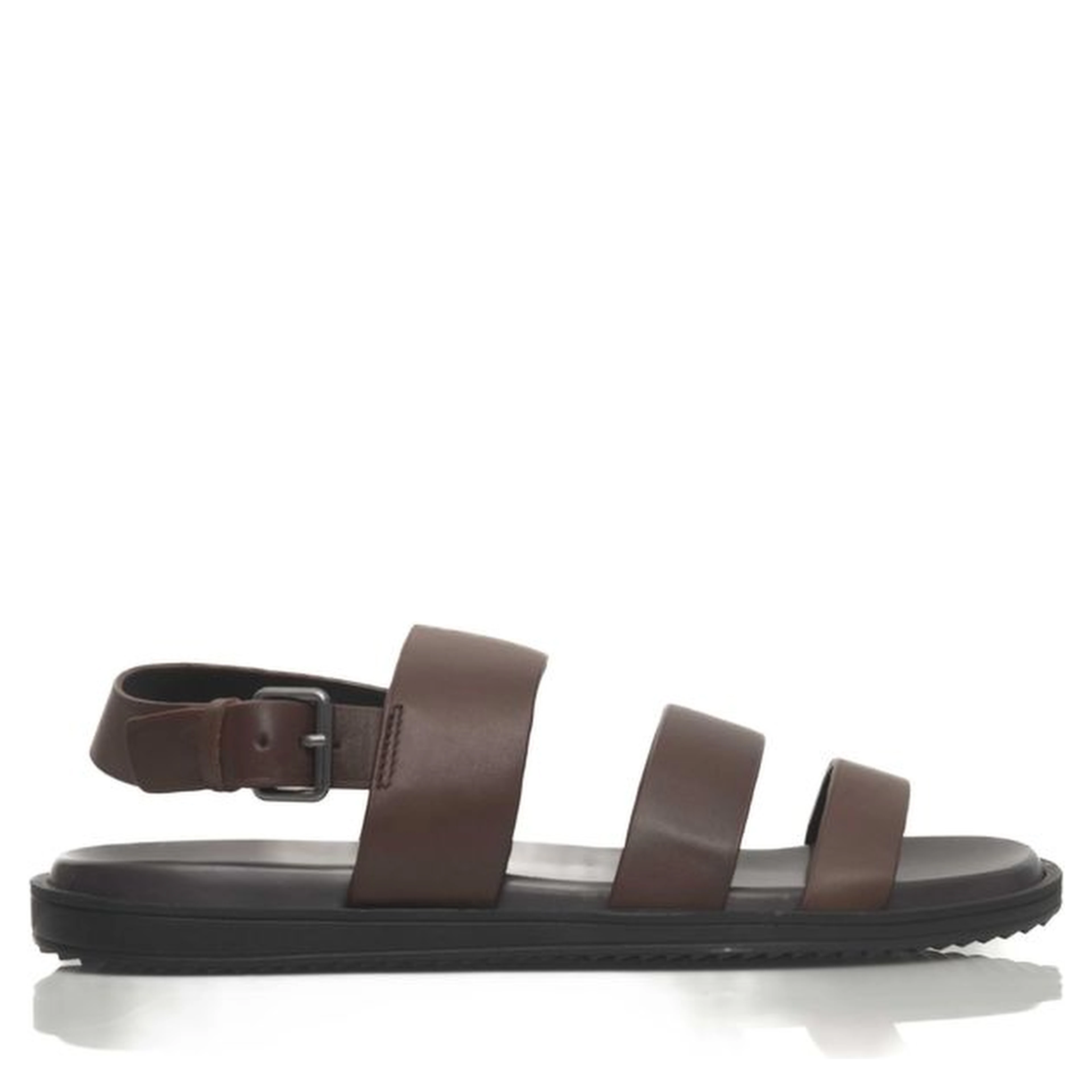 Brown Cowhide Men Sandal