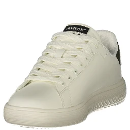 White Polyurethane Men's Sneaker