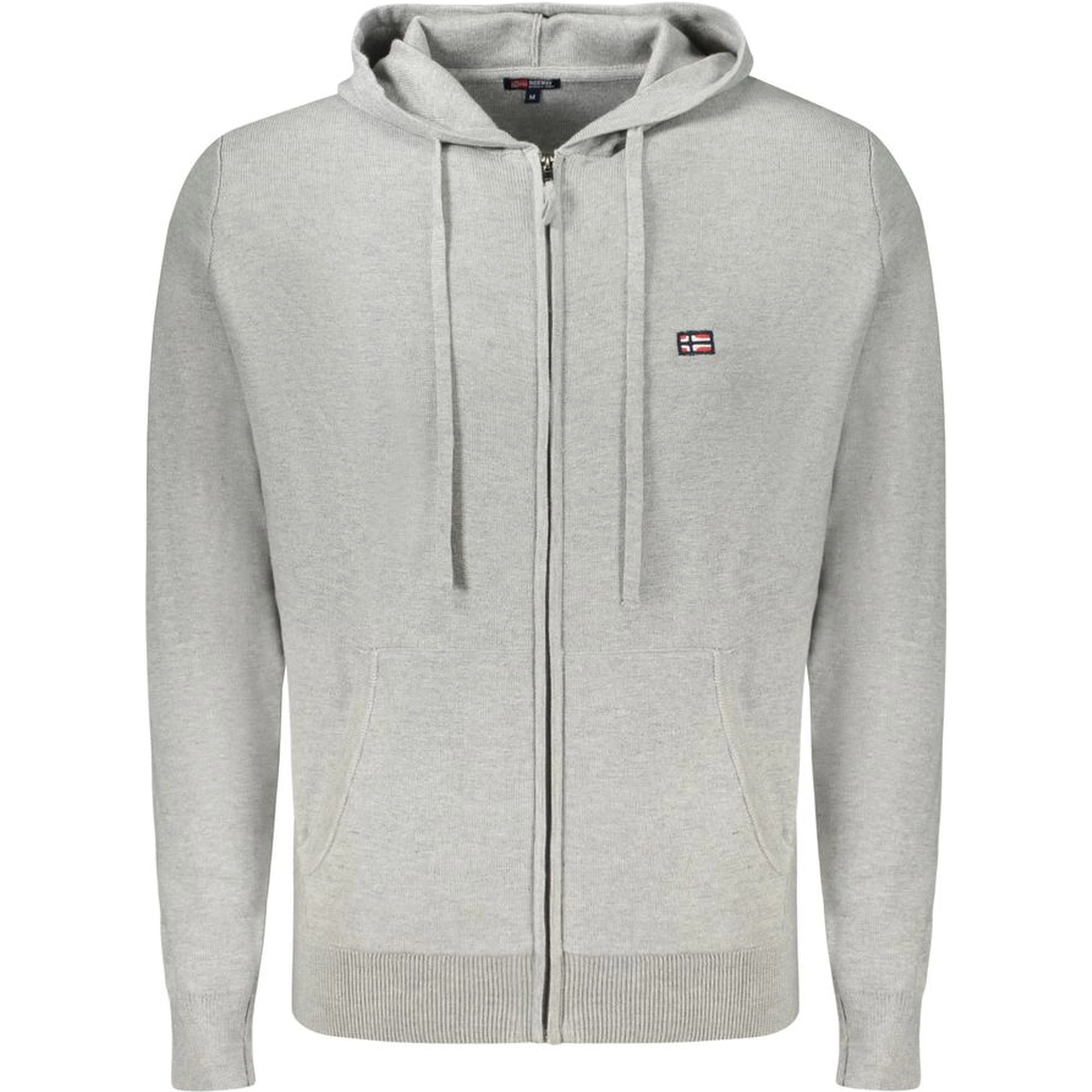 Grigio Poliammide Men's Cardigan
