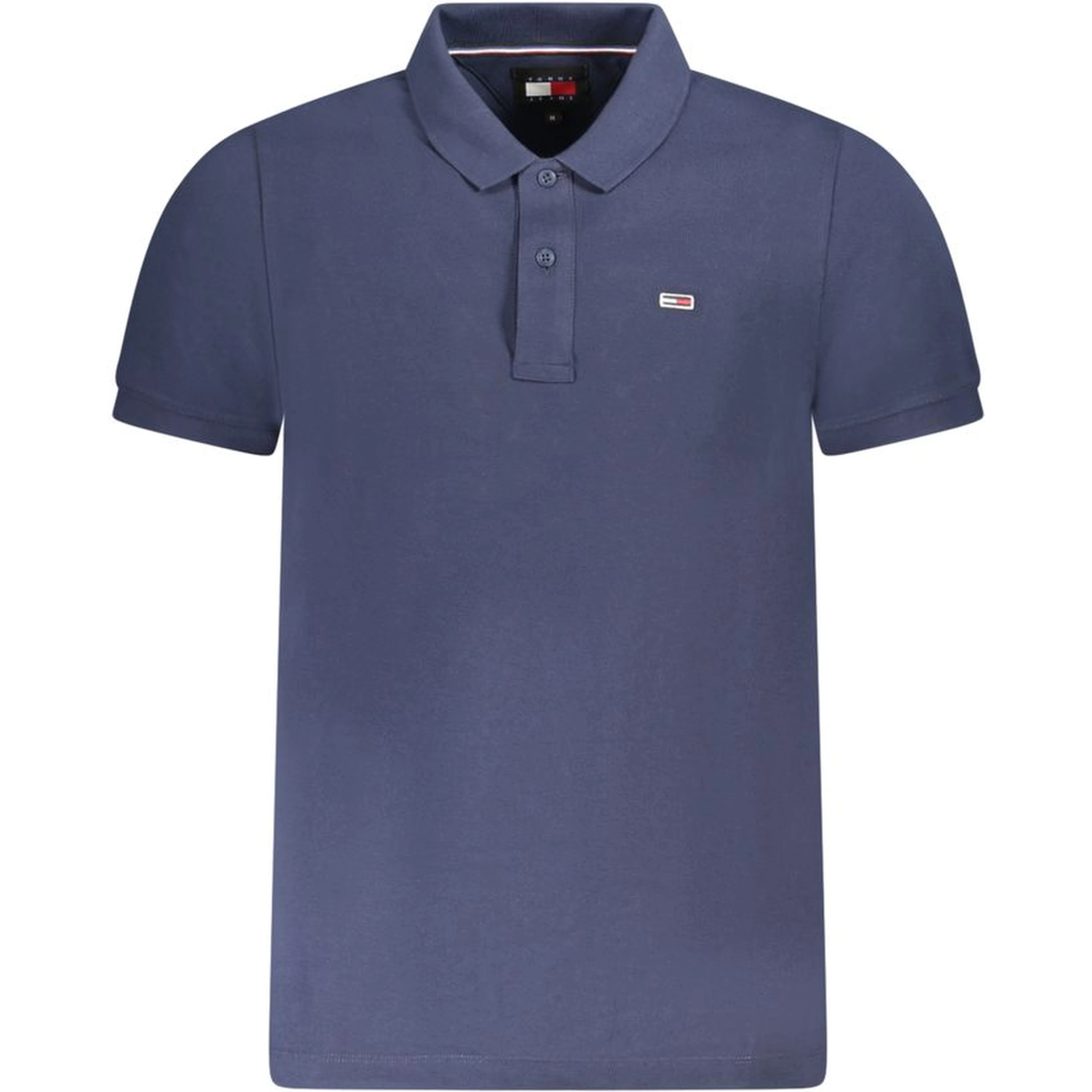 Blu Cotton Men Polo Shirt