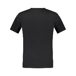 Black Cotton Men T-Shirt