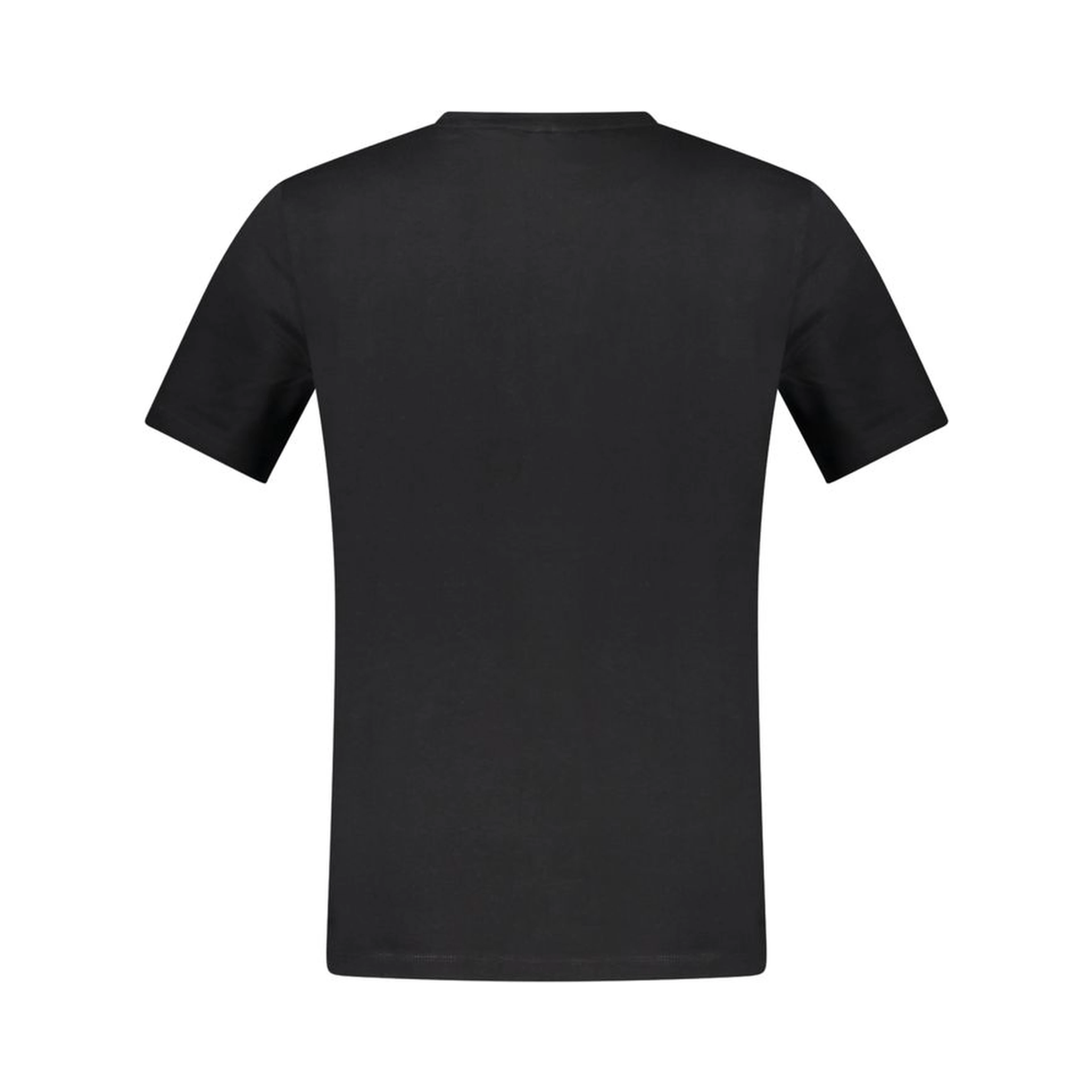 Black Cotton Men T-Shirt