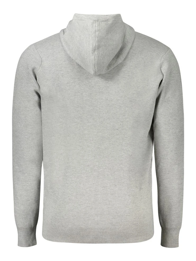 Grigio Poliammide Men's Cardigan