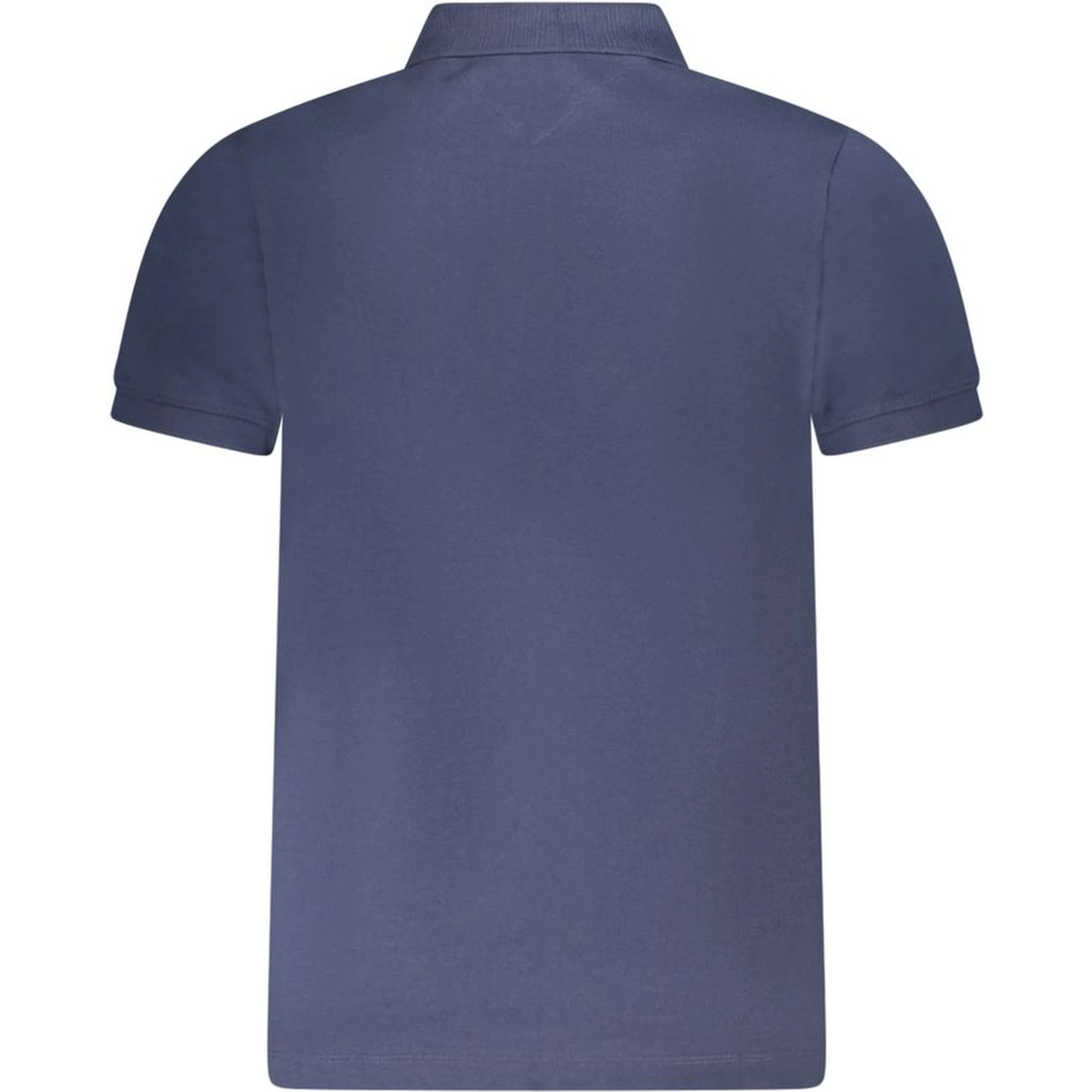 Blu Cotton Men Polo Shirt