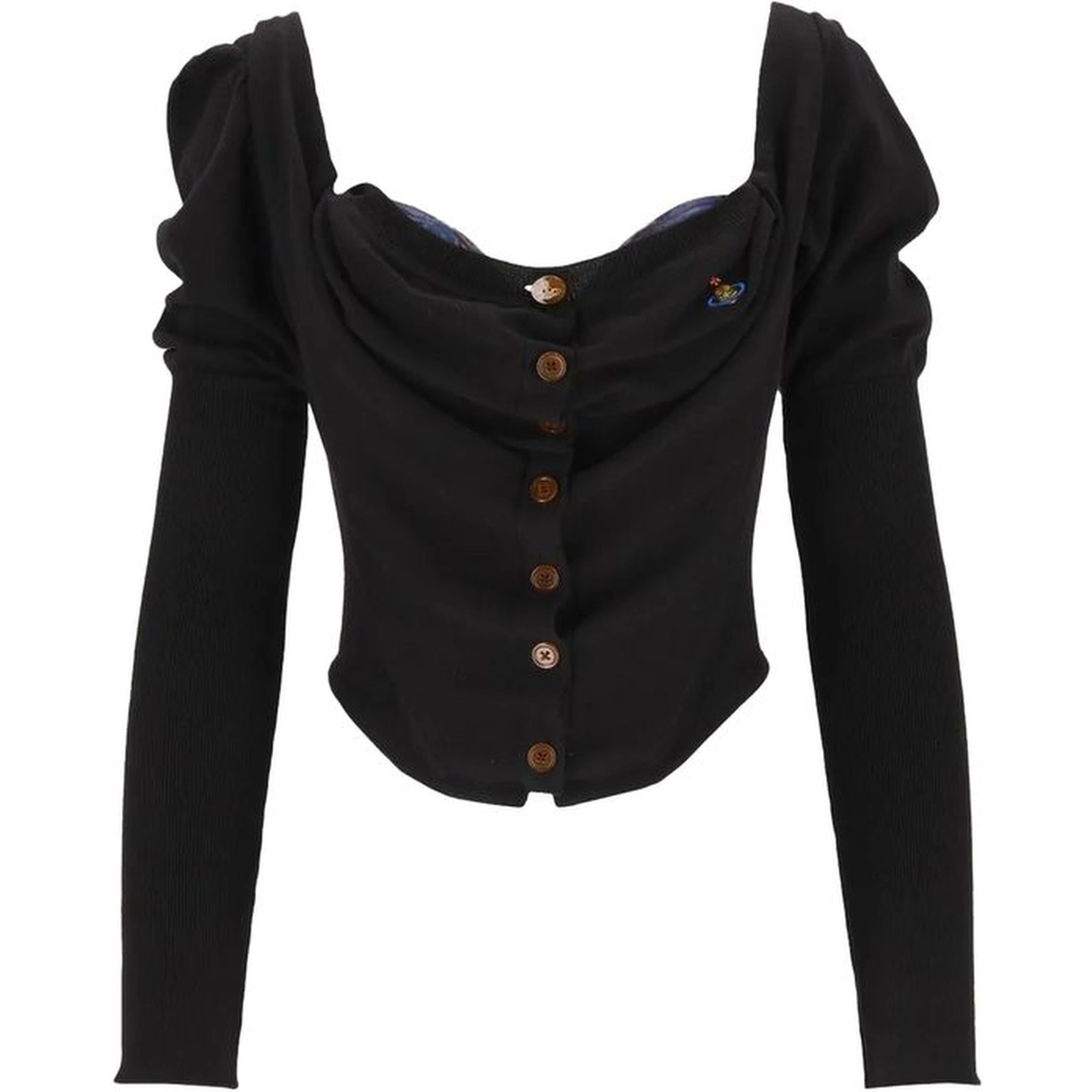 Black Silk Cardigan