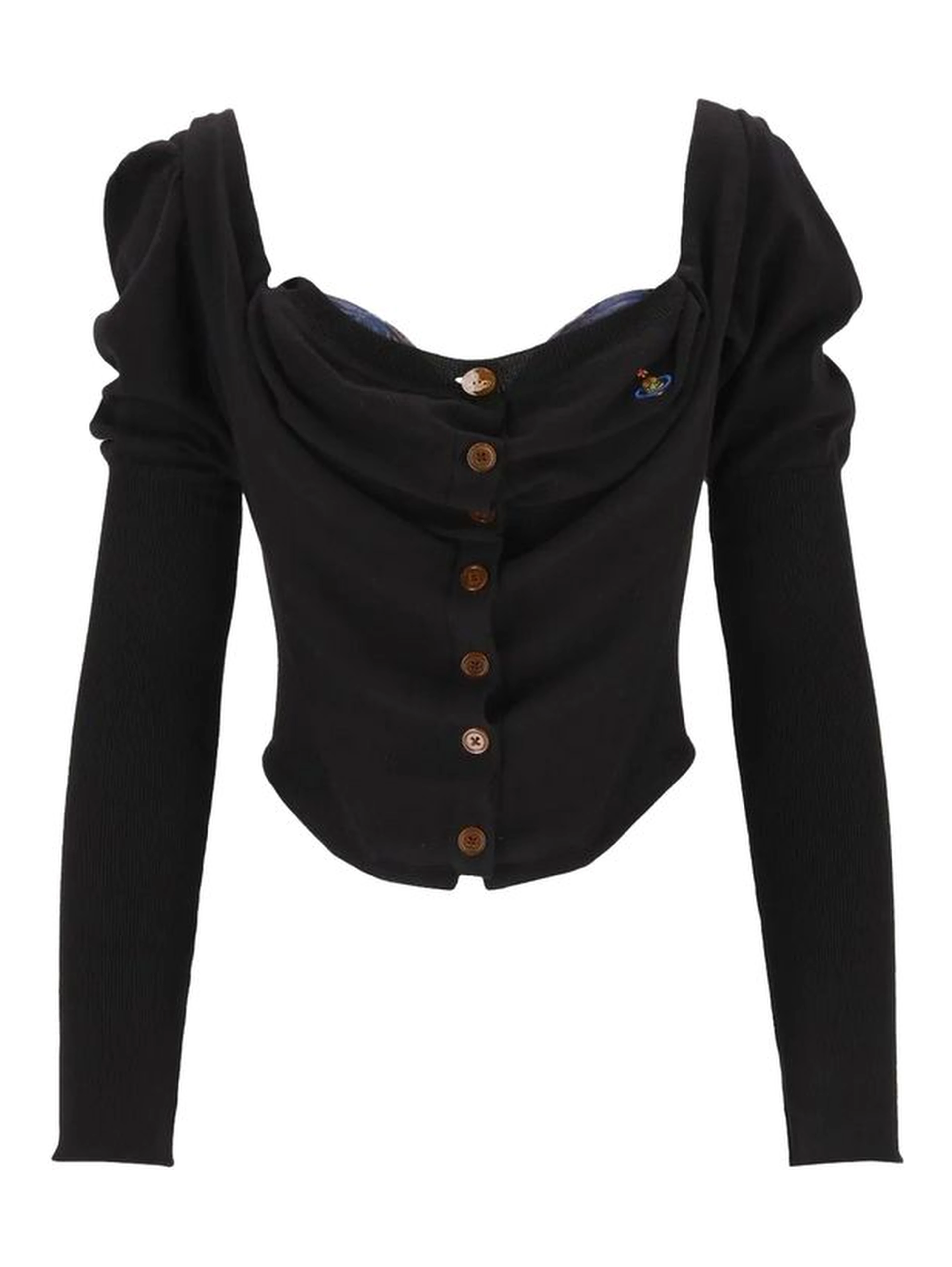 Black Silk Cardigan