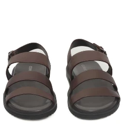 Brown Cowhide Men Sandal