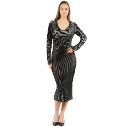 Multicolor Wool Casual Dress