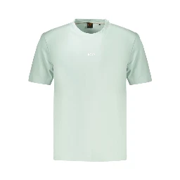 Blue Cotton Men's T-Shirt