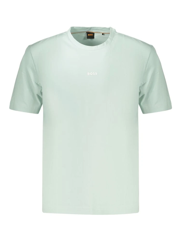 Blue Cotton Men's T-Shirt
