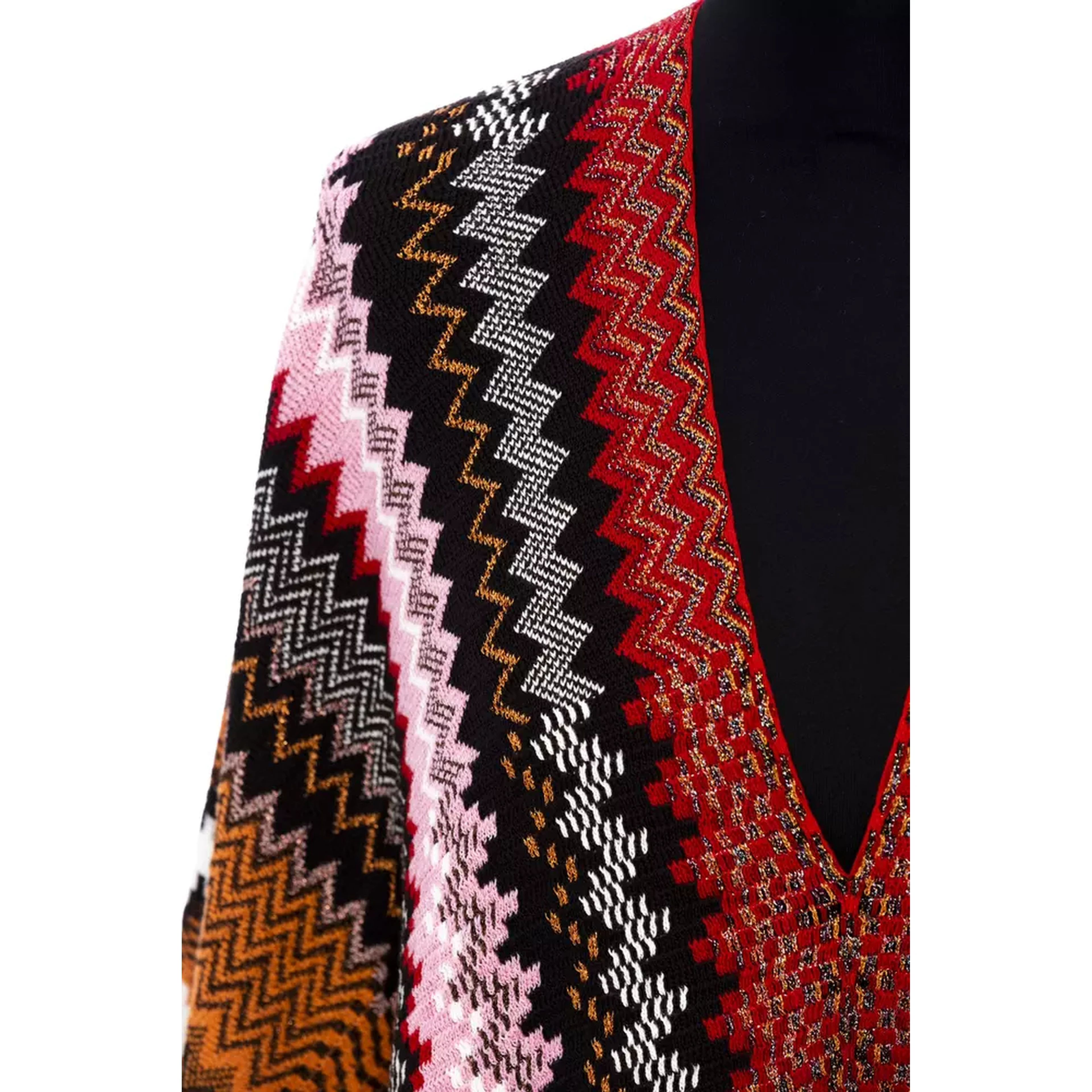 Multicolor Wool Women Poncho