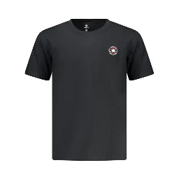 Black Cotton Men T-Shirt