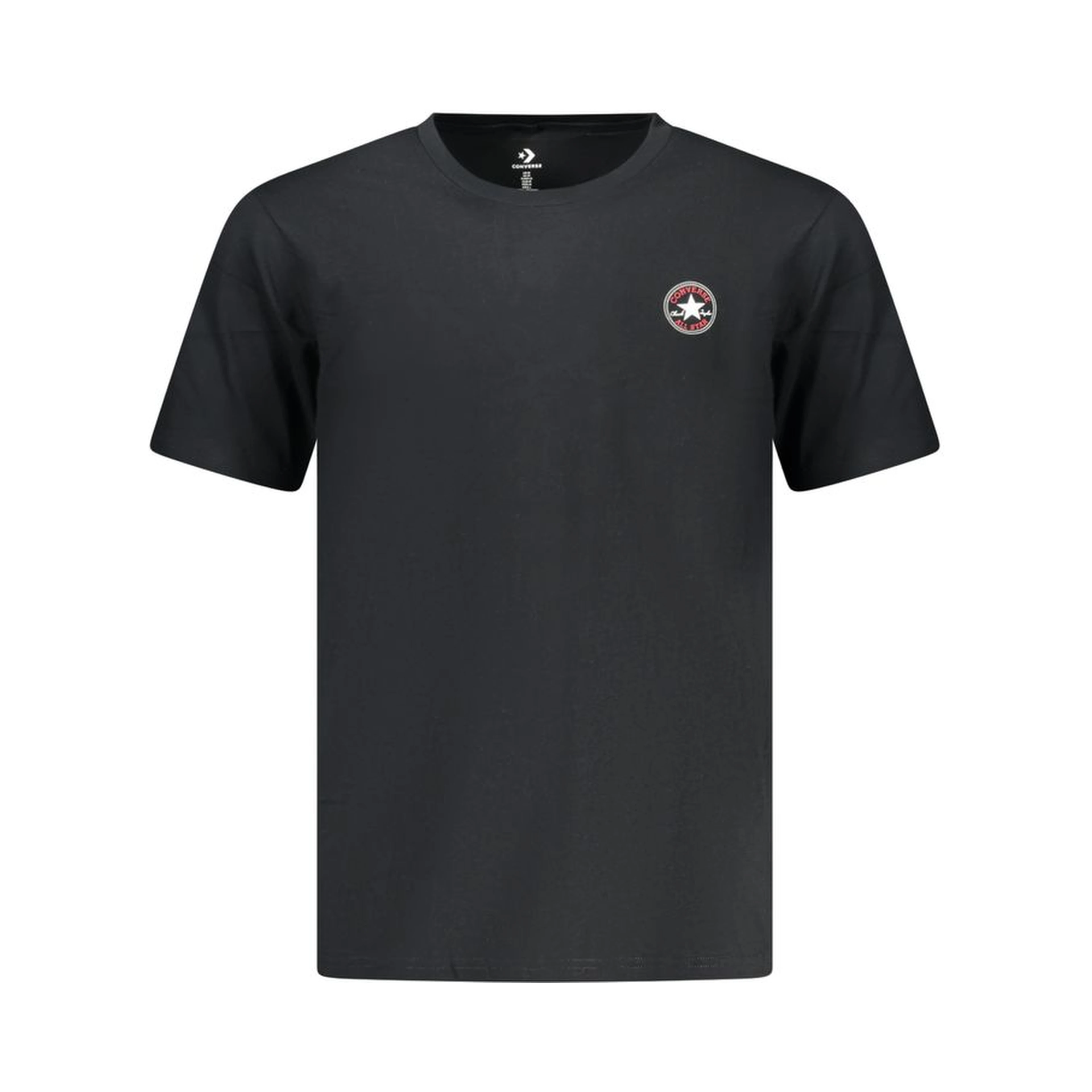 Black Cotton Men T-Shirt