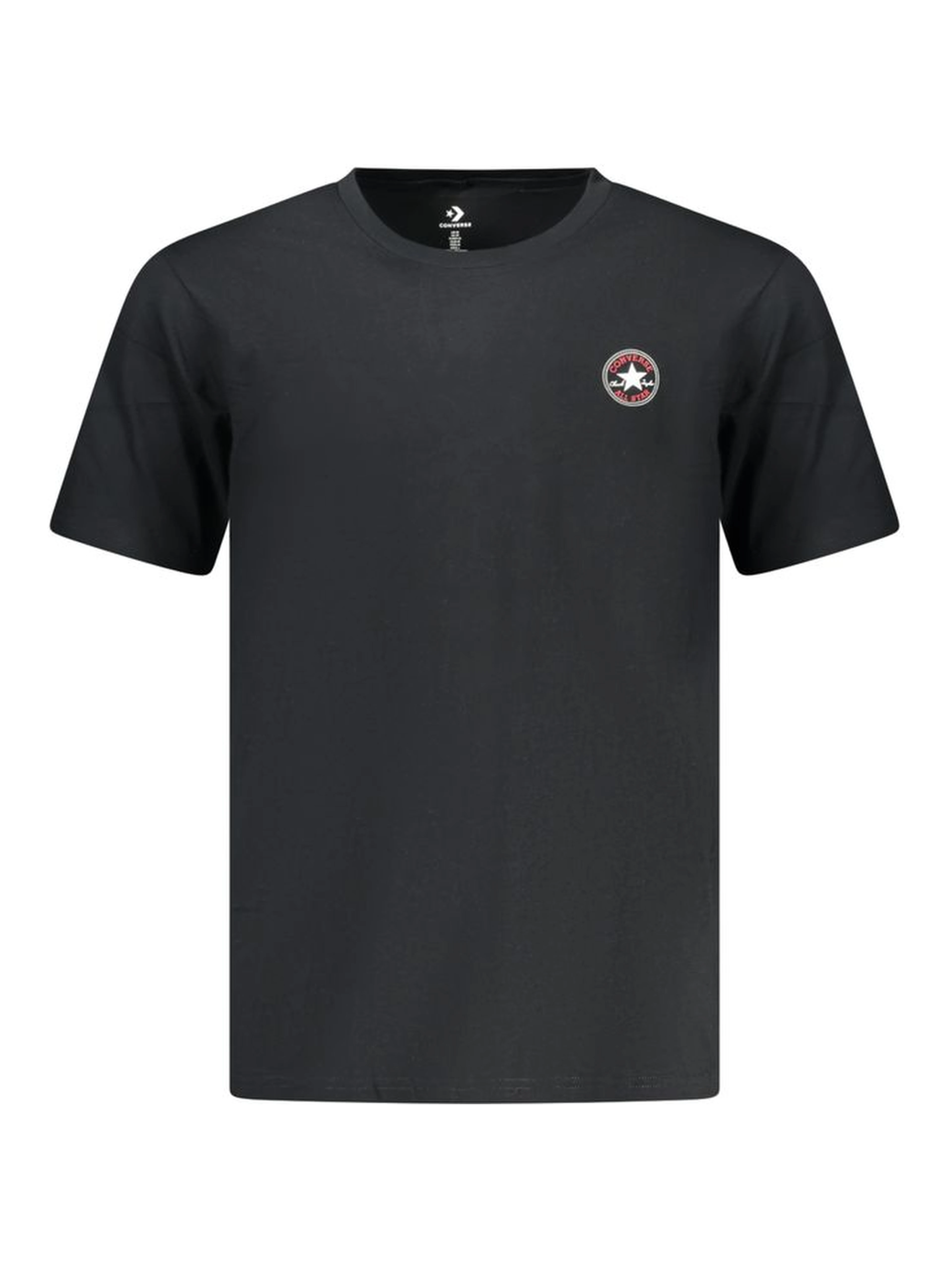 Black Cotton Men T-Shirt