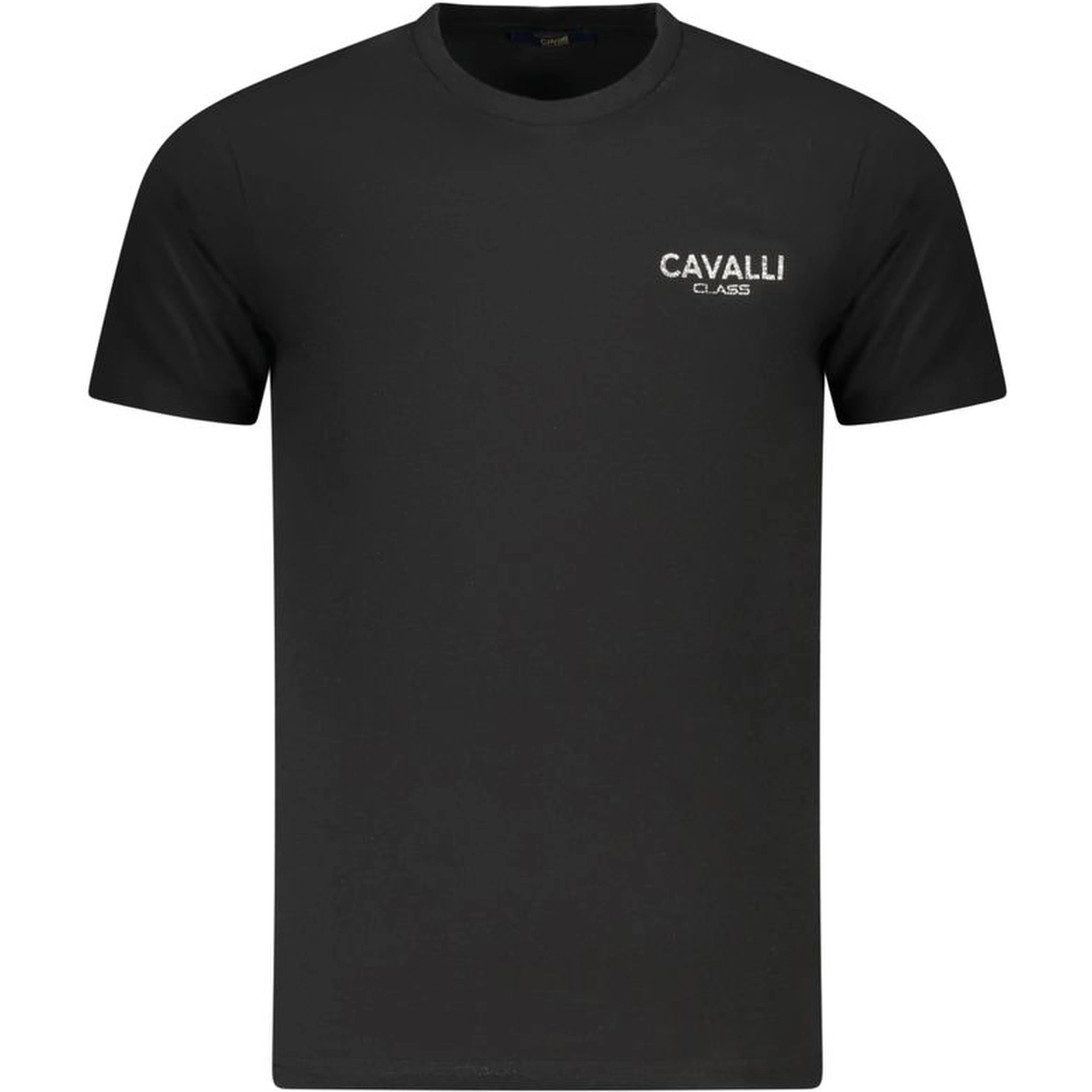 Black Cotton Men T-Shirt