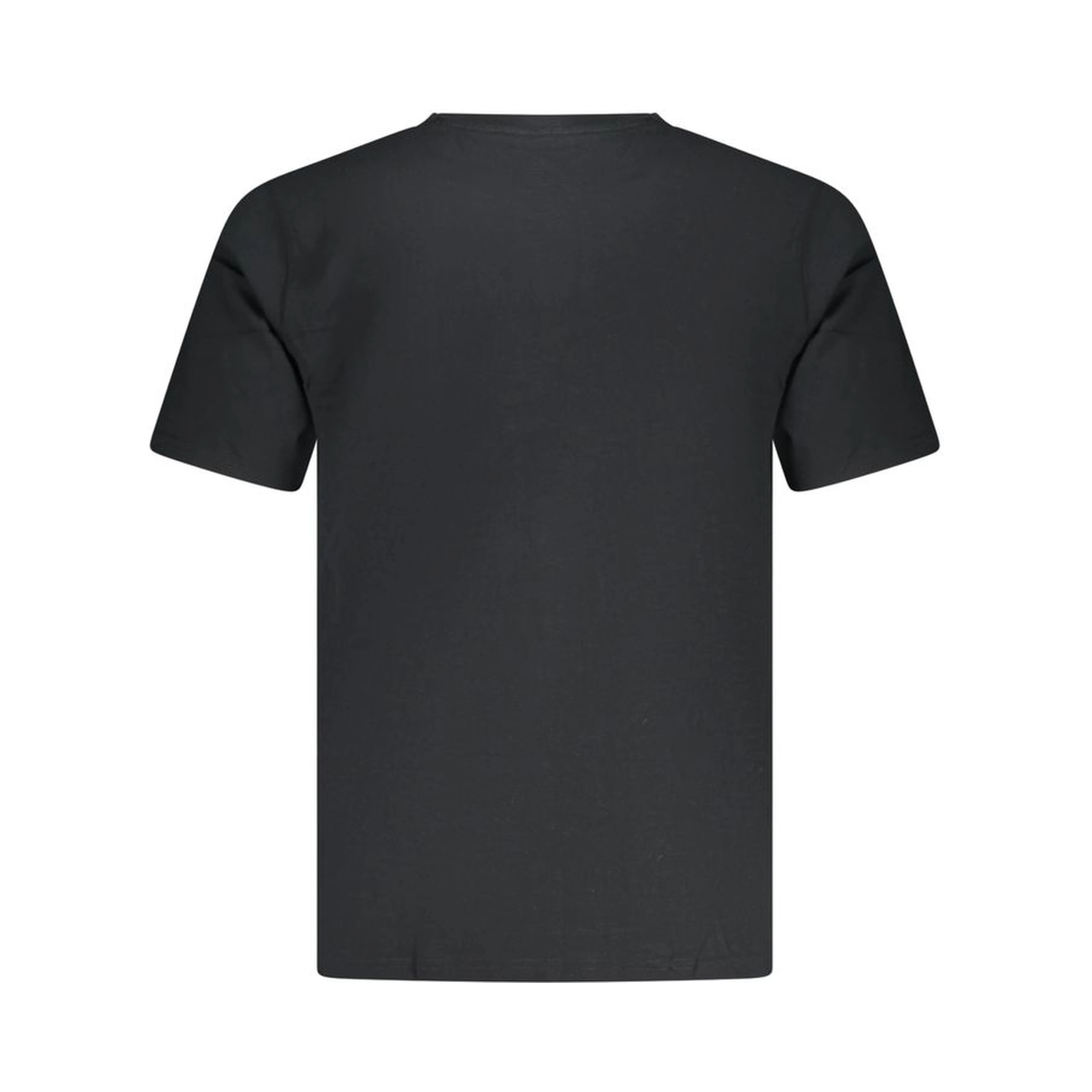 Black Cotton Men T-Shirt