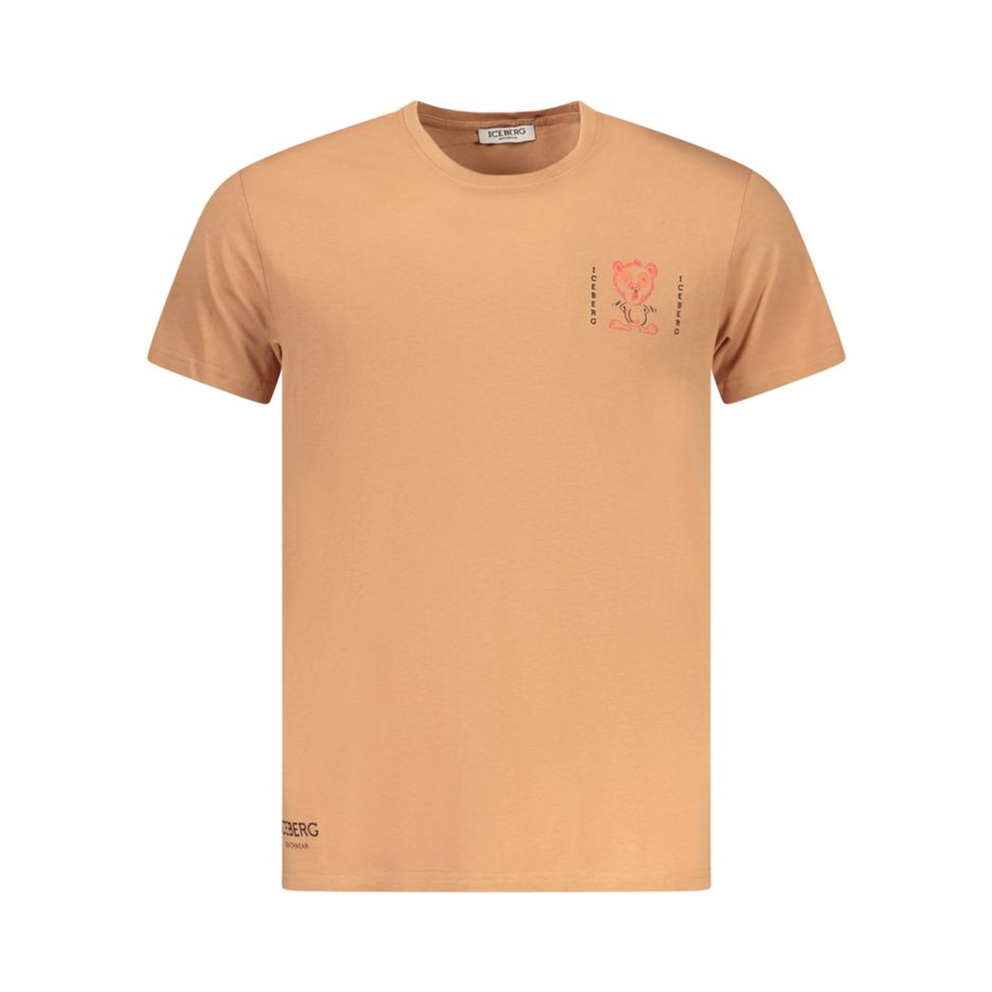 Marrone Cotton Men T-Shirt