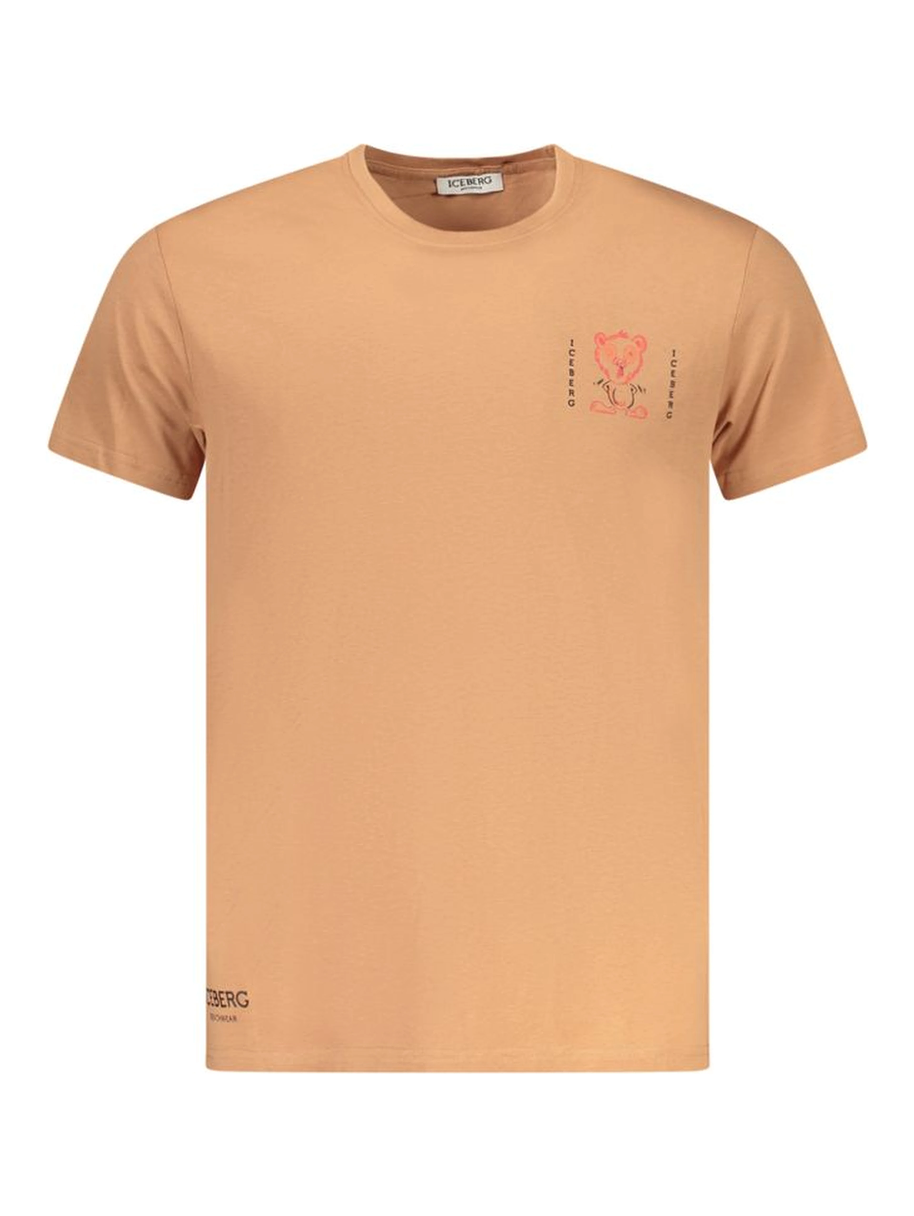 Marrone Cotton Men T-Shirt