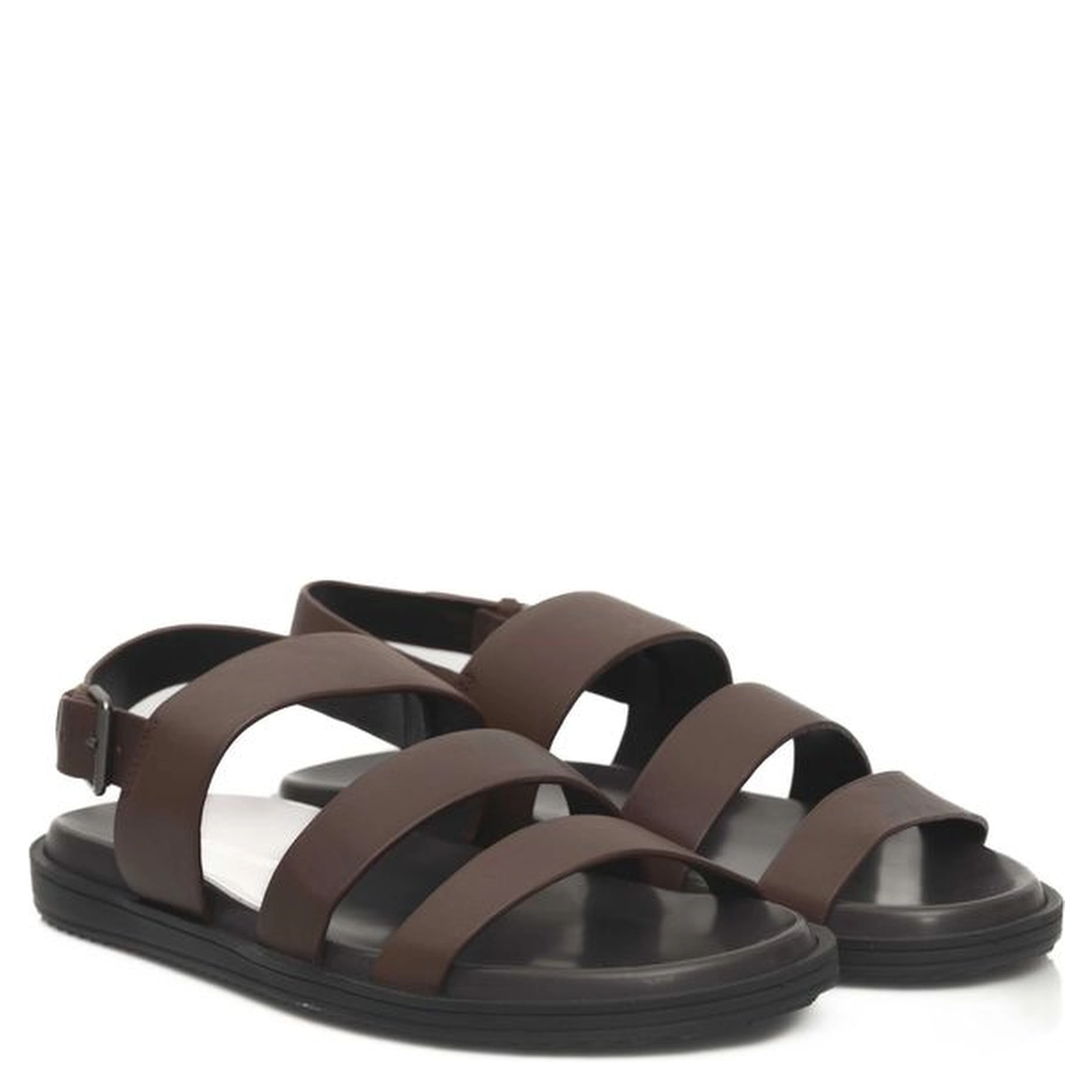 Brown Cowhide Men Sandal