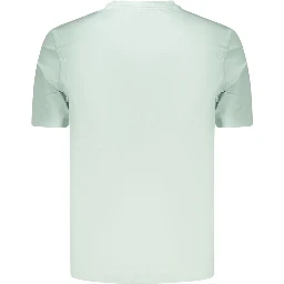 Blue Cotton Men's T-Shirt