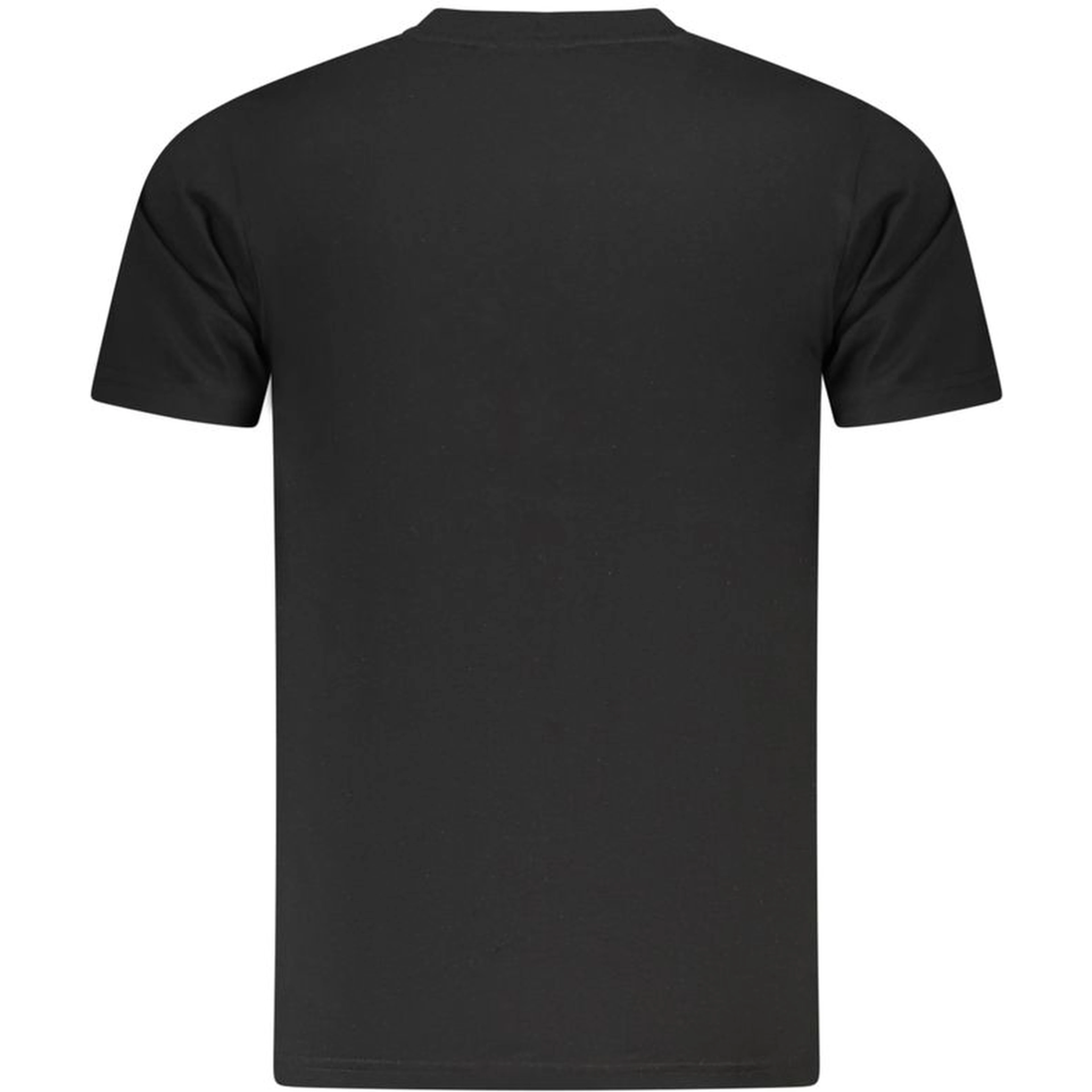 Black Cotton Men T-Shirt