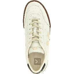 Bicolor Genuine Leather Sneakers