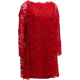 Red Lace Short Dress