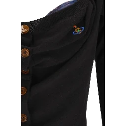 Black Silk Cardigan