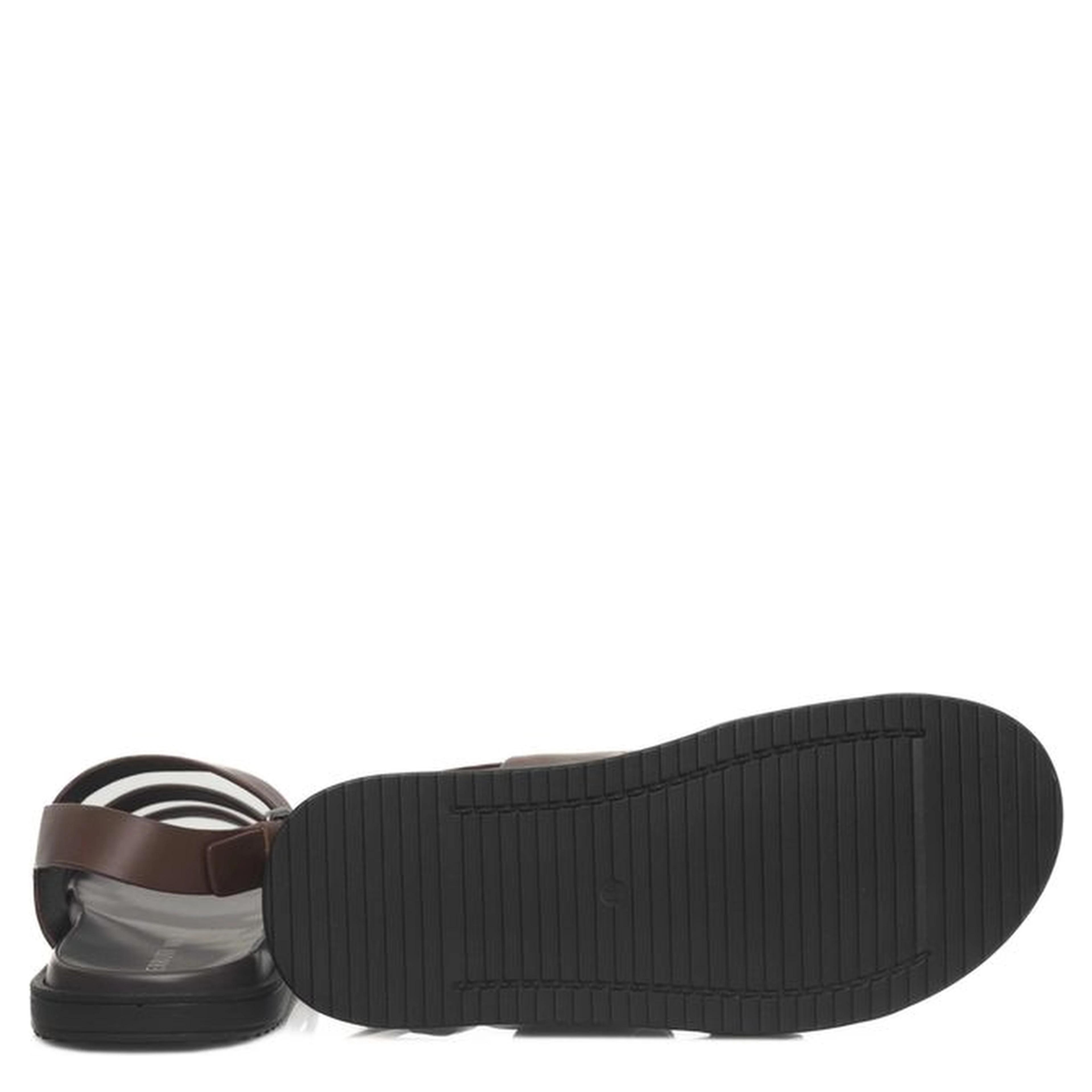 Brown Cowhide Men Sandal