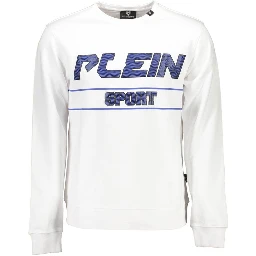 Bianco Cotton Men Sweatshirt