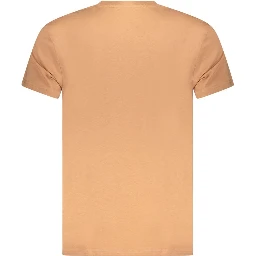 Marrone Cotton Men T-Shirt