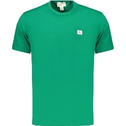 Green Cotton Men's T-Shirt