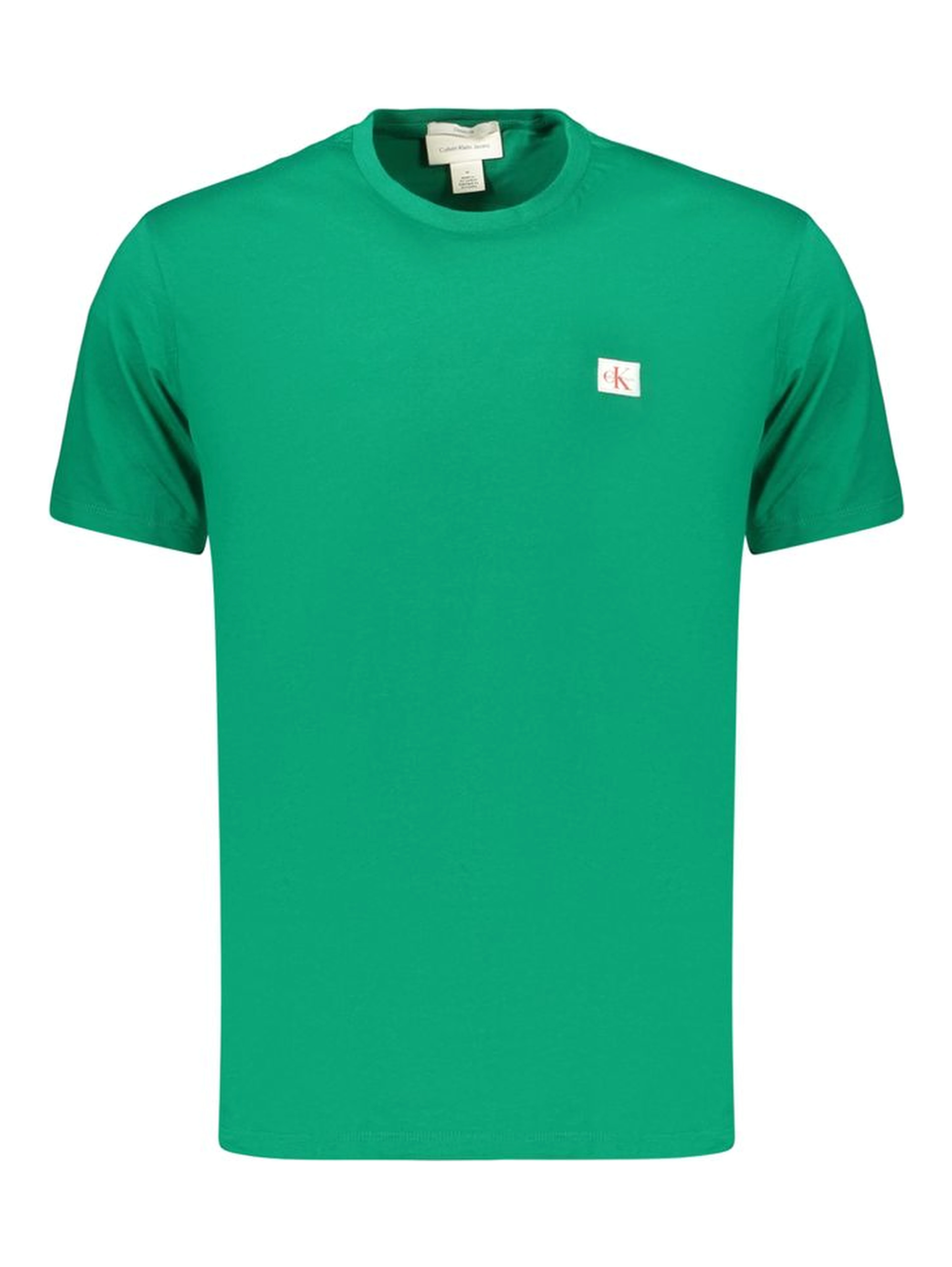 Green Cotton Men's T-Shirt