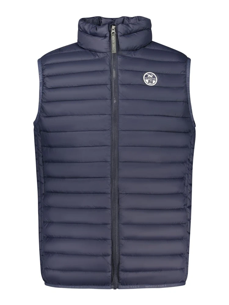 Blu Poliammide Men's Jacket