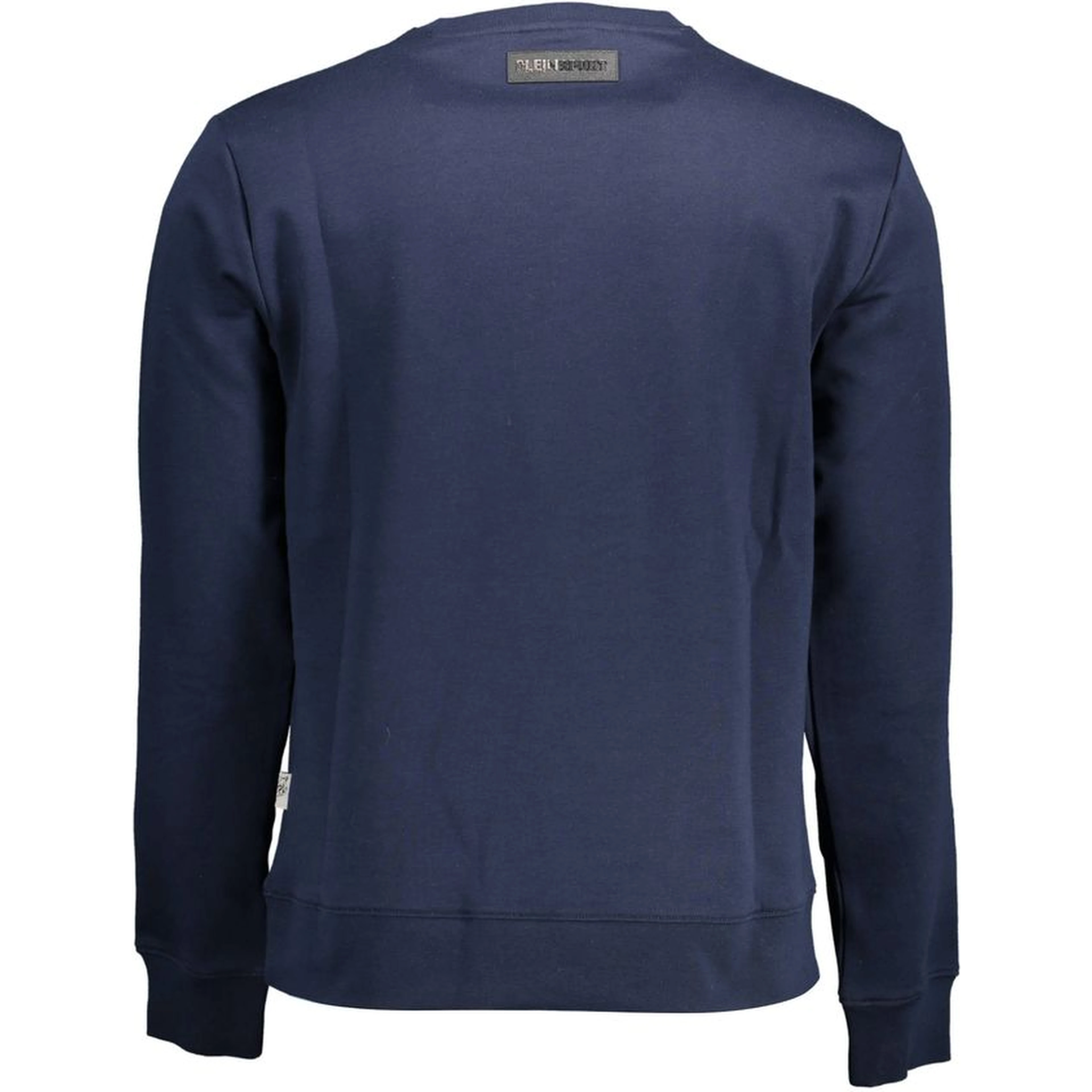 Blue Cotton Men Sweater
