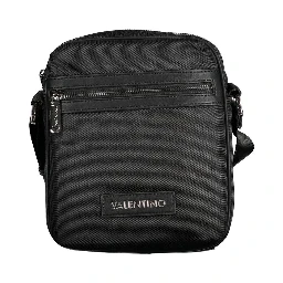 Black Fabric Men's Shoulder Bag