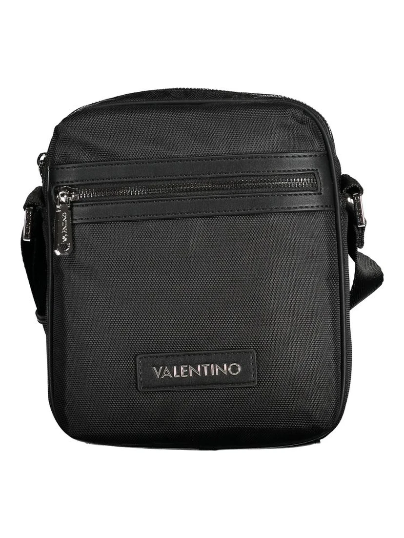 Black Fabric Men's Shoulder Bag