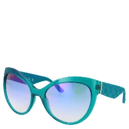 Turquoise Stainless Steel Sunglasses