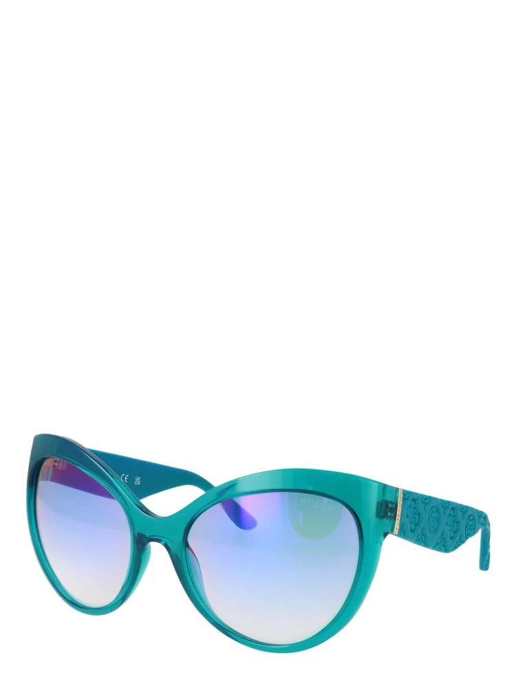 Turquoise Stainless Steel Sunglasses