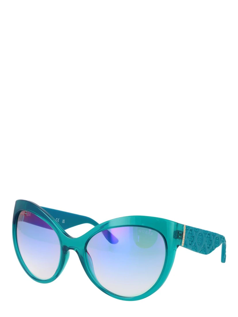 Turquoise Stainless Steel Sunglasses