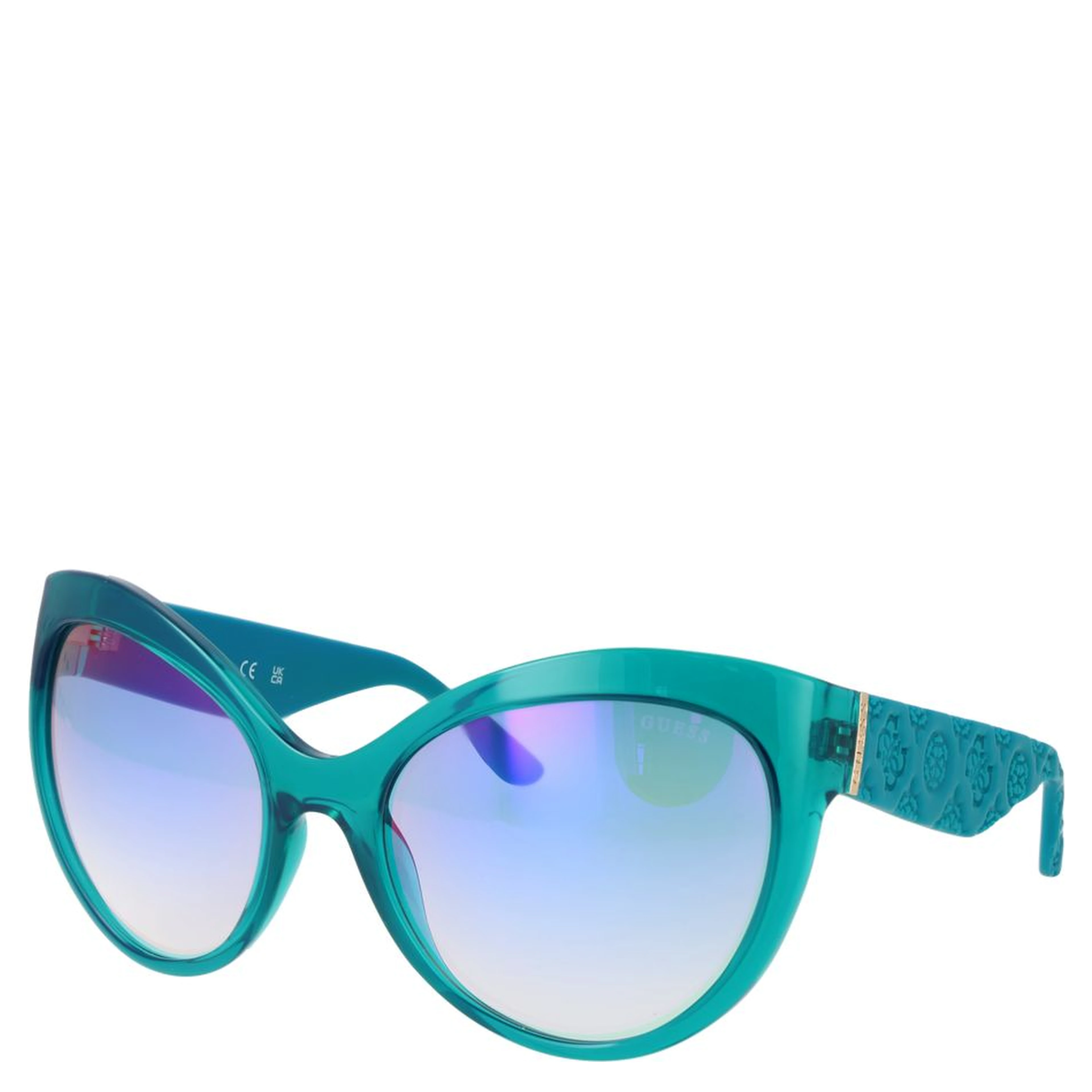 Turquoise Stainless Steel Sunglasses