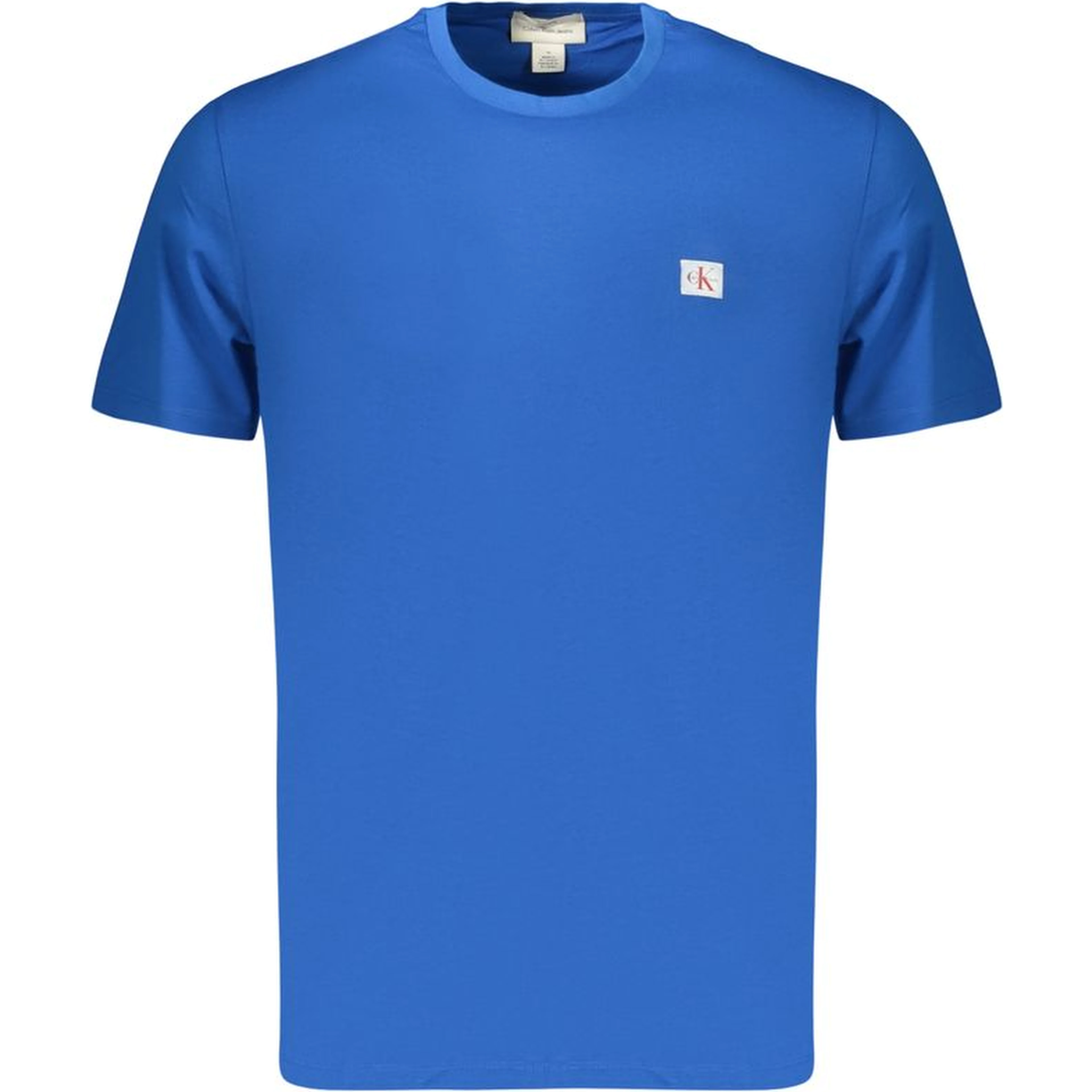 Blue Cotton Men's T-Shirt