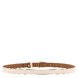 Multicolor Calfskin Thin Belt