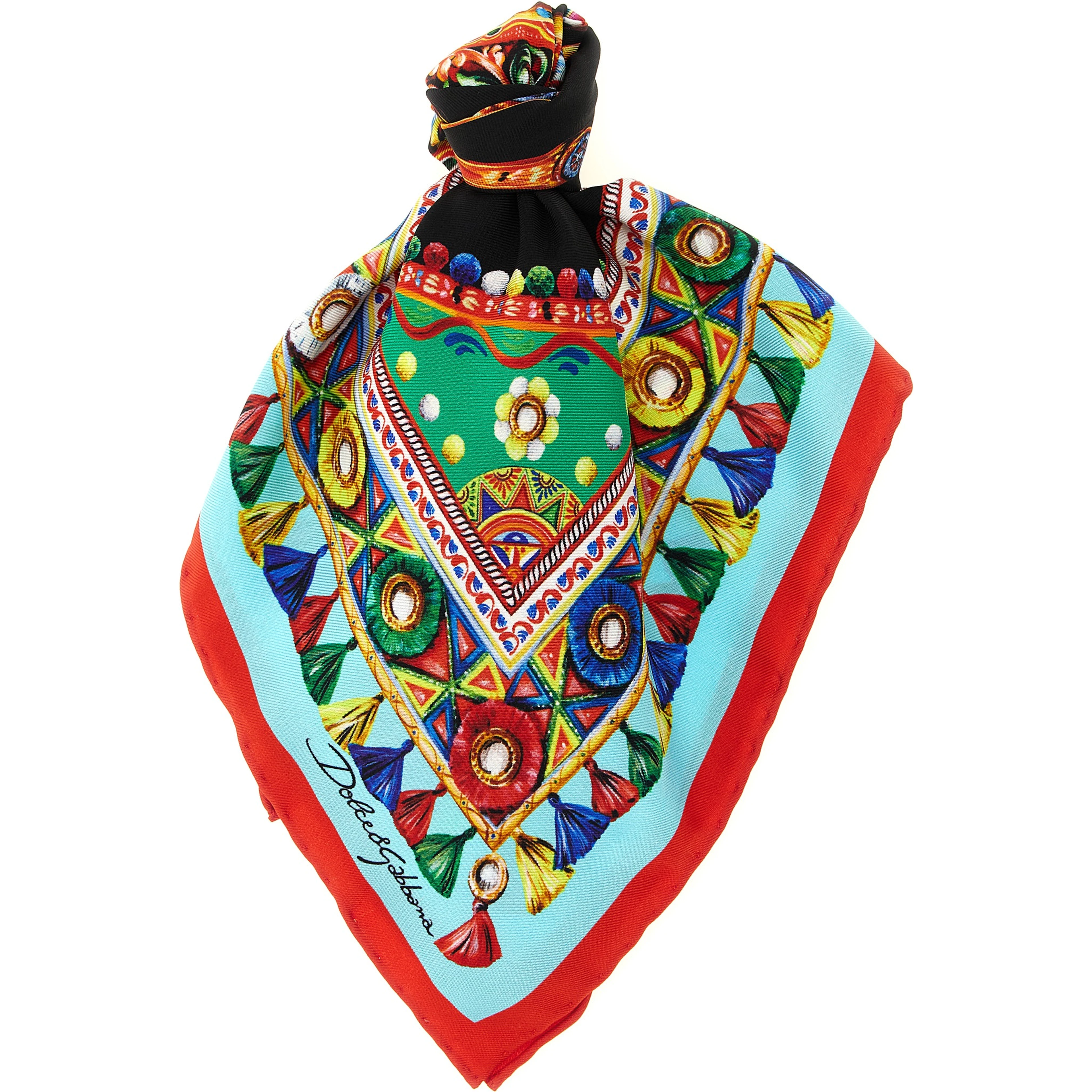 Multicolor Silk Scarf